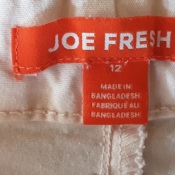 🌞 Joe Fresh Blush Pink Cotton Cropped Pants | 12 - Picture 9 of 12